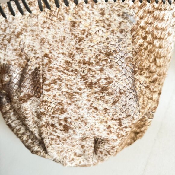 Zara Leather Cowskin Textured Mini Tote - Picture 8 of 9